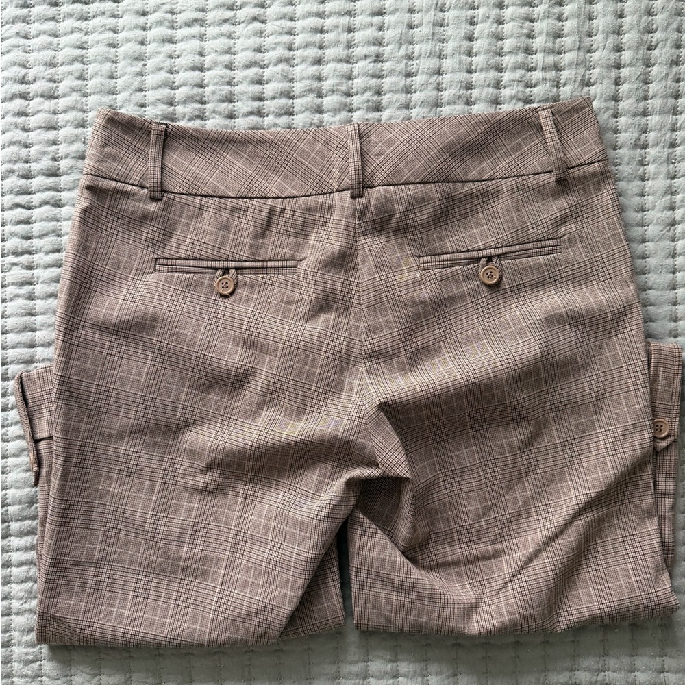 Vintage Y2K Tan Plaid Pedal Pushers - Picture 5 of 10
